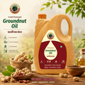 Cold Pressed Groundnut Oil 5 Ltr Jar